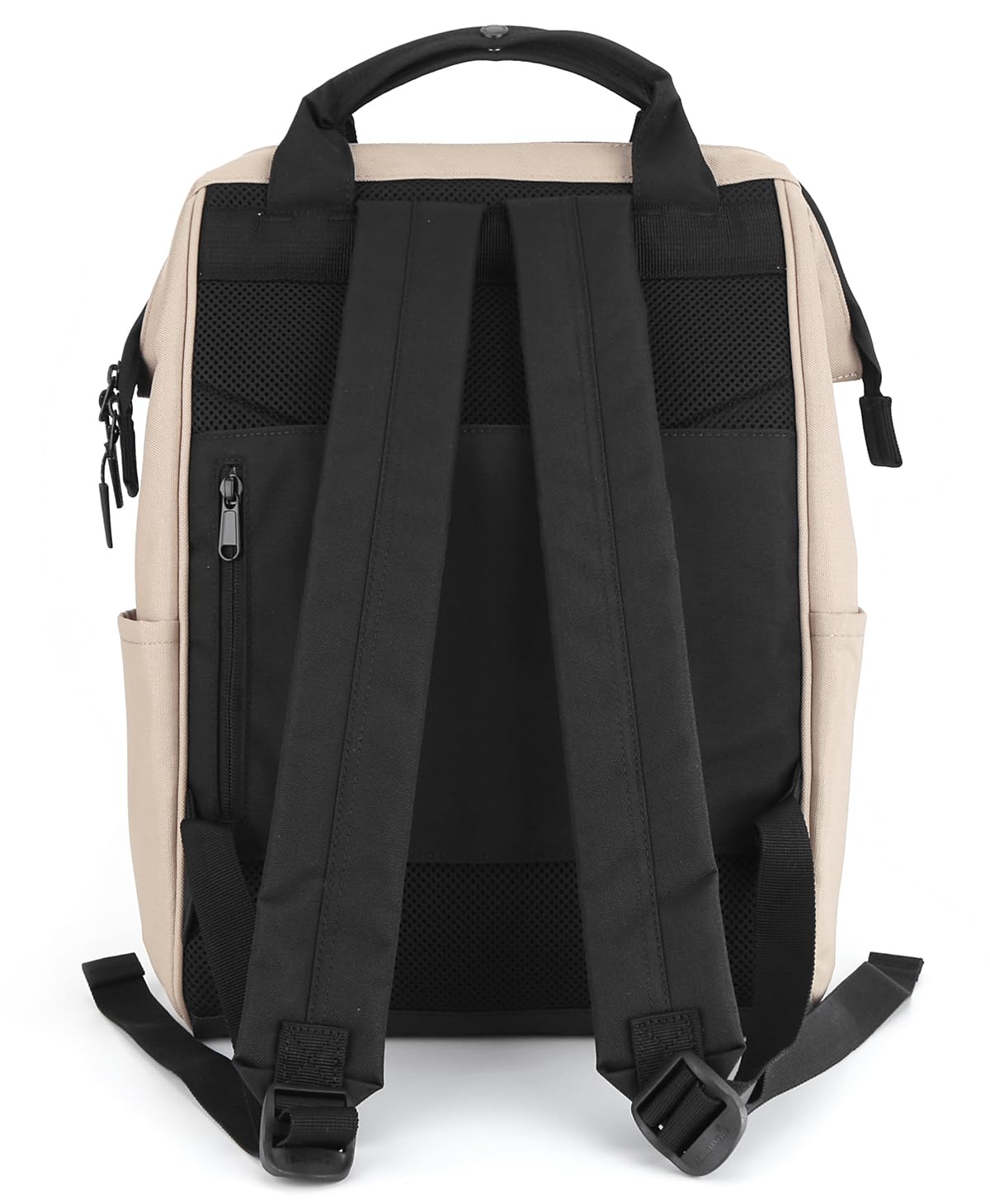 Himawari 14.9 Inch Women's Laptop Backpack - Large Capacity Waterproof College School Bag for Men & Women - Perfect for Travel, Work & Daily Commute (Khaki)