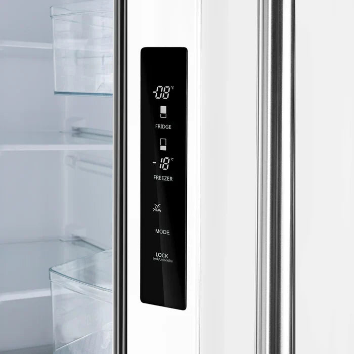 Forno Espresso Gallipoli 30 Inch 17.5 cu. ft. French Door Refrigerator with Ice Maker - Stainless Steel FFFFD1974 - Perfect for Modern Kitchens & Entertaining
