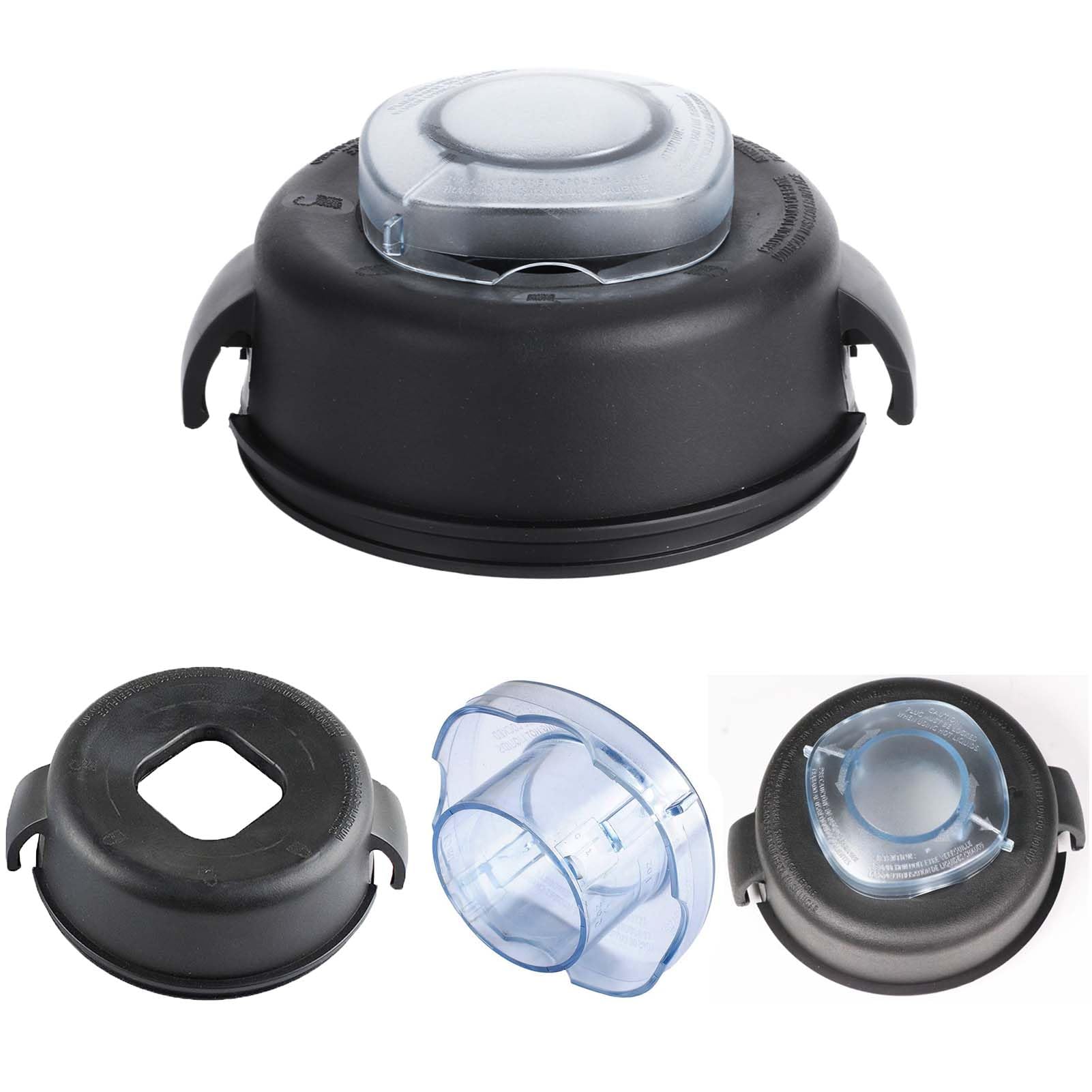 KMERCE Vitamix Blender Lid and Plug Replacement Parts for Vitamix 64Oz 5200 5000 Series - High Profile - Perfect for Smoothies, Soups, and Nut Butters