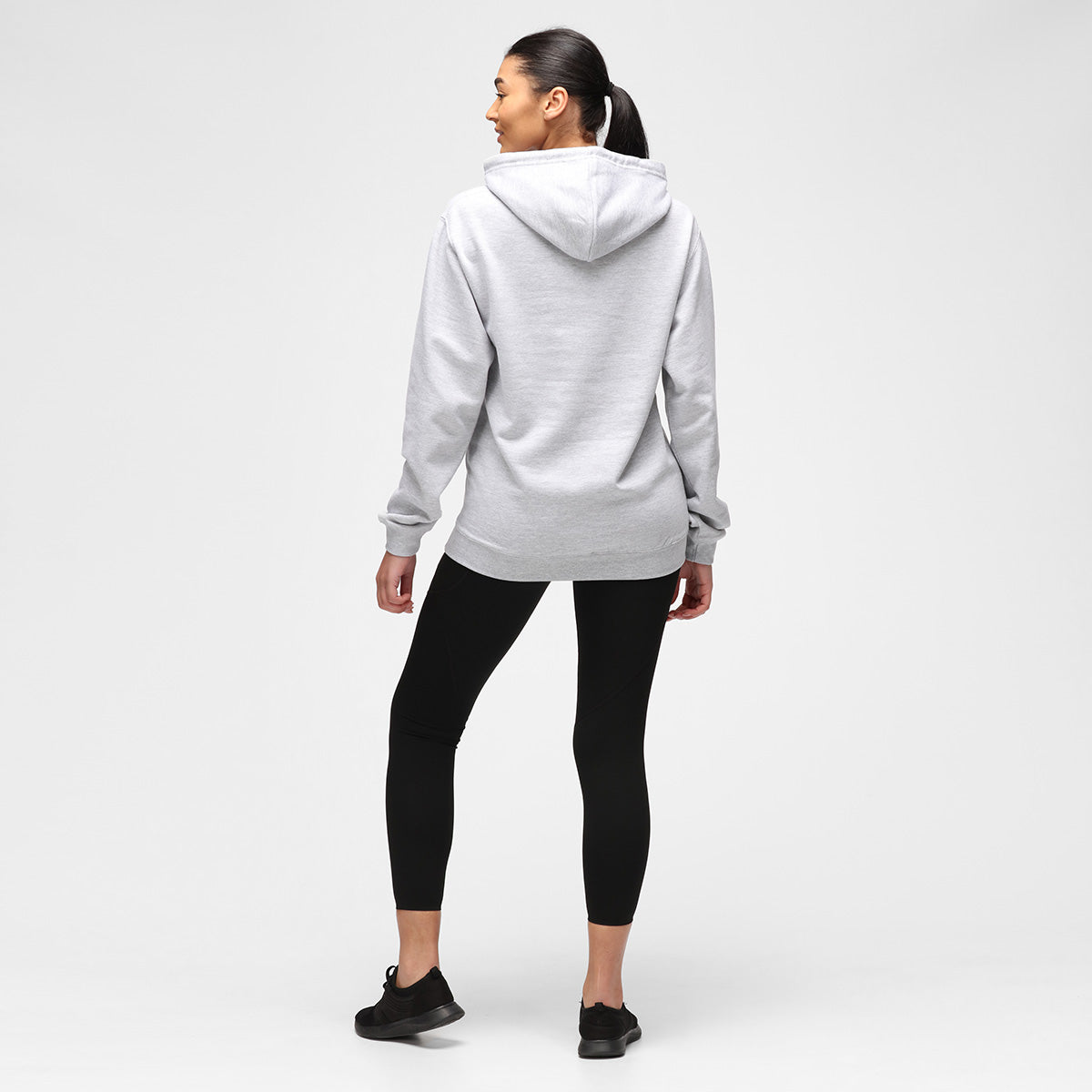 Heather Grey Diamond Hoodie for Men & Women - Soft Fleece Pullover with Stylish Diamond Design - Perfect for Casual Wear, Gym, and Outdoor Activities