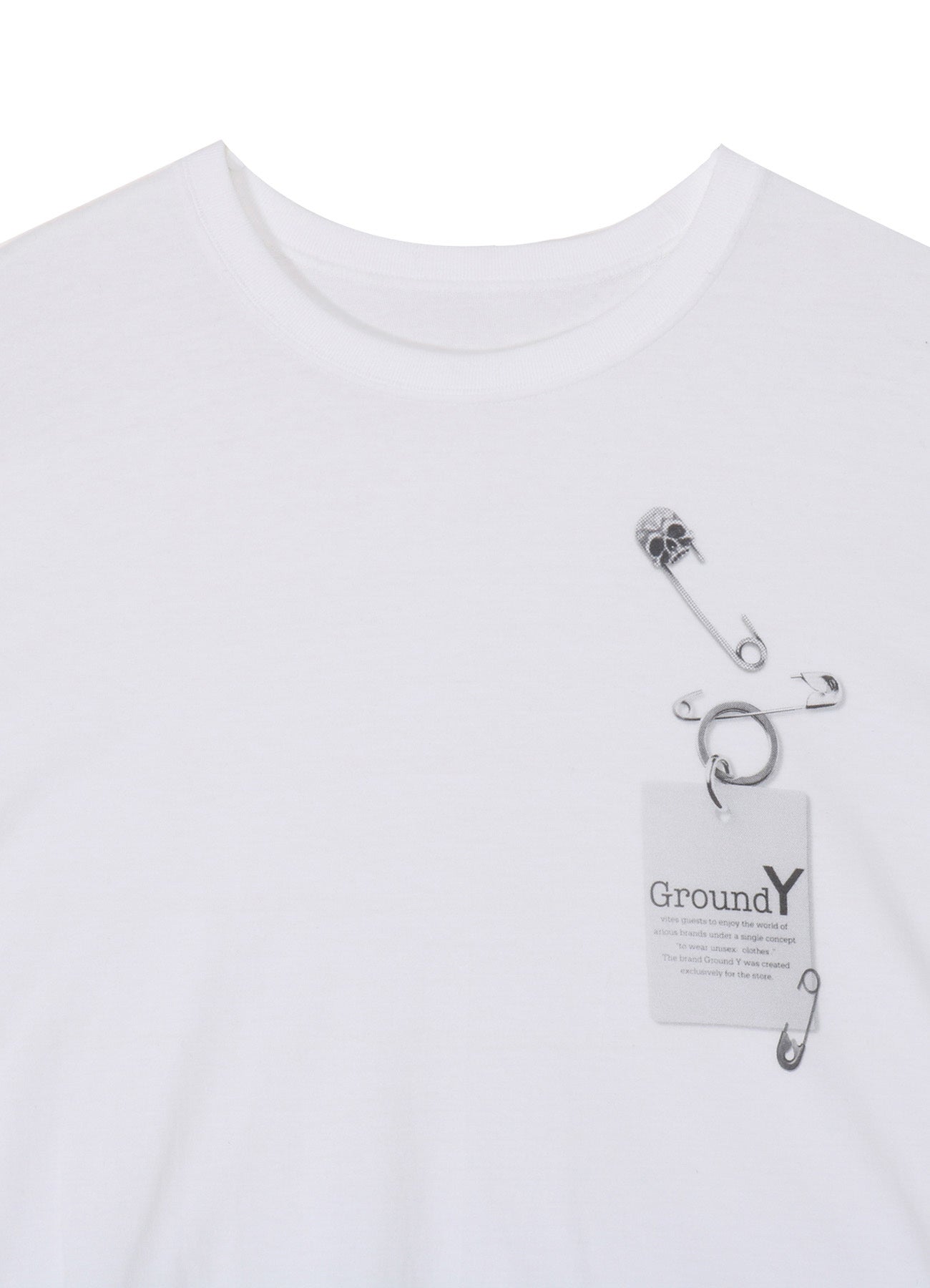 Stylish Cotton Jersey Trompe L'oeil Pin T-Shirt for Men & Women - Perfect for Casual Wear, Street Fashion, and Everyday Outfits