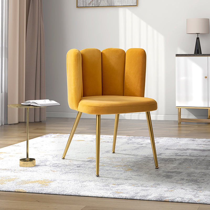 Elodia Side Chair - Modern Accent Chair for Dining Room, Living Room & Office - Sturdy Wooden Frame with Upholstered Seat - Perfect for Home Decor & Small Spaces