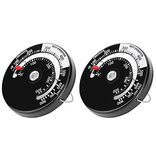High Accuracy Oven Thermometer - Heavy Duty Fireplace Thermometer with Strong Induction Safety & Wear Resistance for Baking, Grilling, and Indoor/Outdoor Fireplace Use