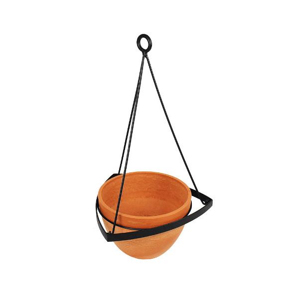Lina Hanging Planters - Modern Indoor/Outdoor Flower Pots with Drainage Holes - Perfect for Home Decor, Balcony, Garden & Office Plants (Set of 3)