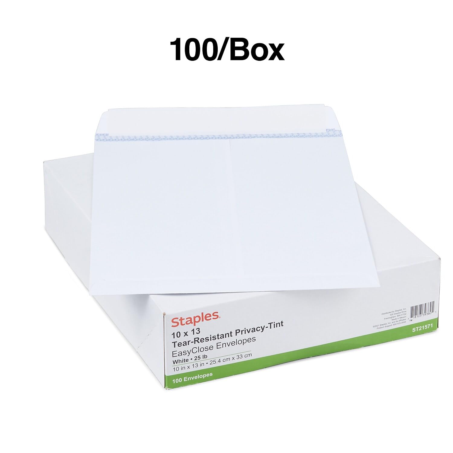 Staples EasyClose Invitation Envelopes - Pastel Colors (100-Pack) - Perfect for Wedding Invitations, Party Invites & Greeting Cards