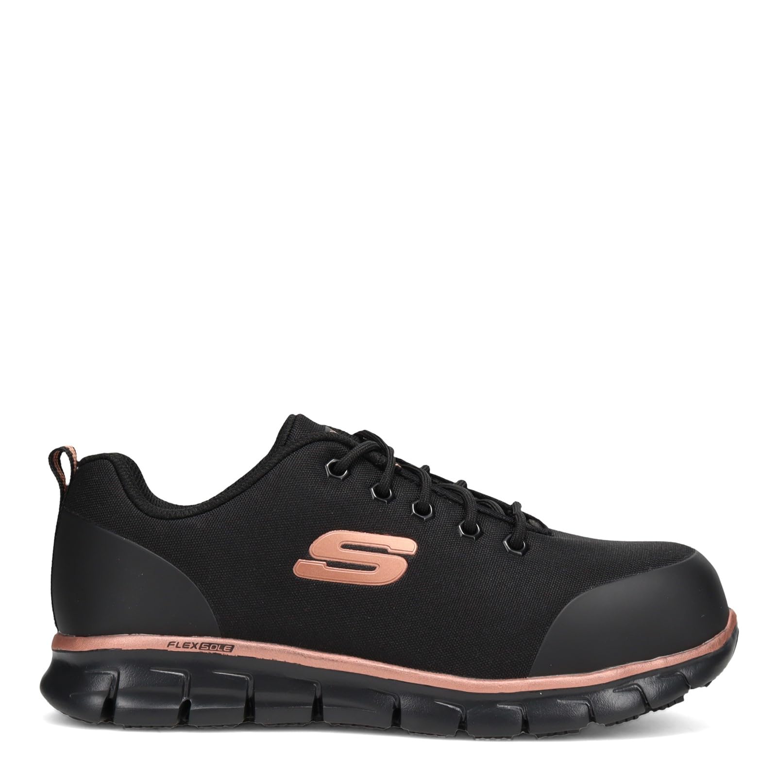 Skechers Women's Safety Toe Work Shoes - Steel Toe Athletic Sneakers for Industrial & Construction Work, Comfortable Slip Resistant Lace Up Shoes for Warehouse, Factory & Outdoor Jobs