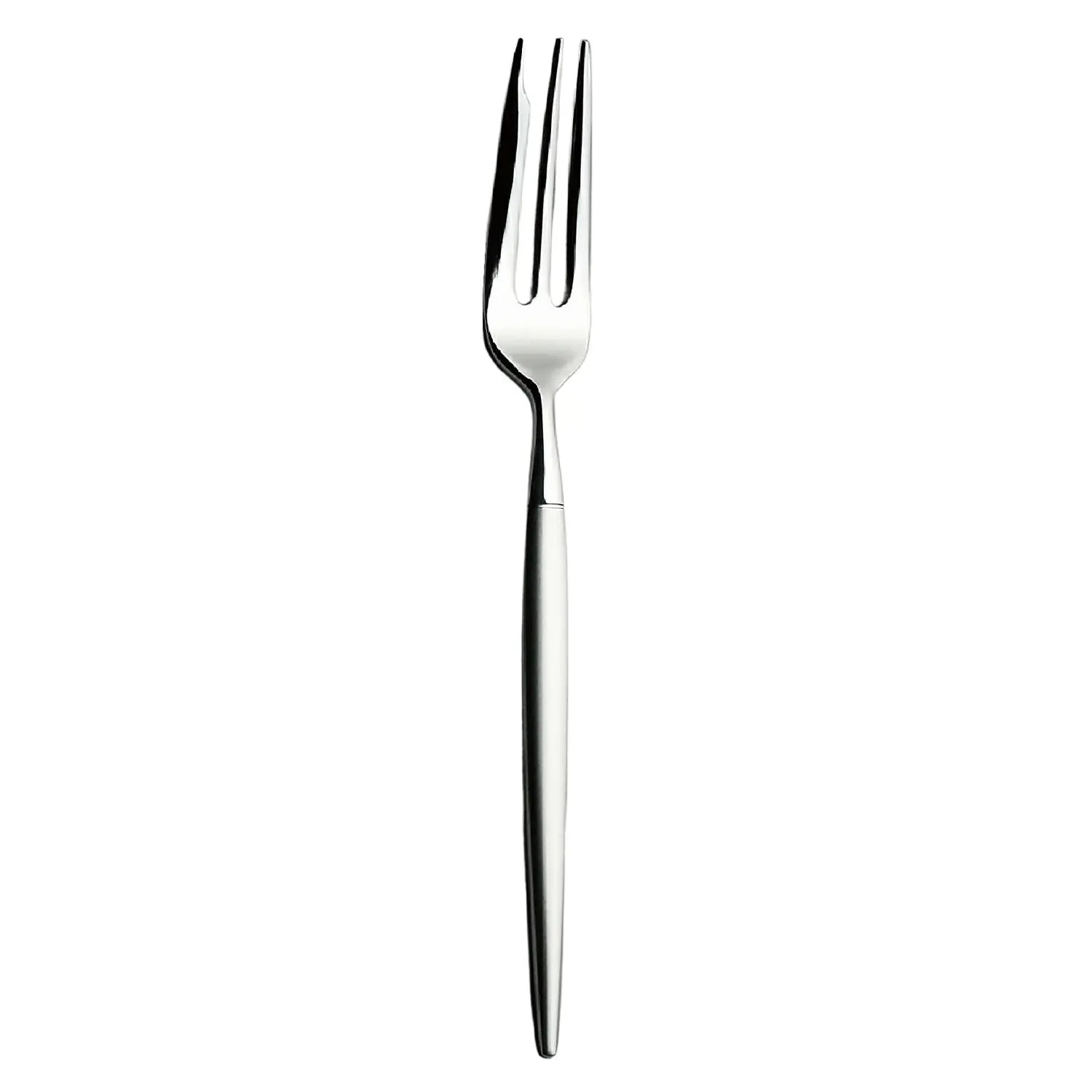 Premium Stainless Steel Cake Forks Set - Elegant Dessert Forks for Wedding, Birthday, Tea Party & Fine Dining - 6-Piece Mirror Polish Silverware