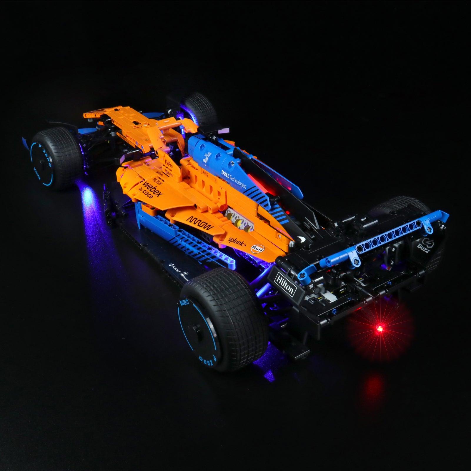 LEGO Technic McLaren Formula 1 Race Car 42141 Light Kit - Upgrade Your Model with Realistic LED Lighting for Display & Nighttime Racing Scenes