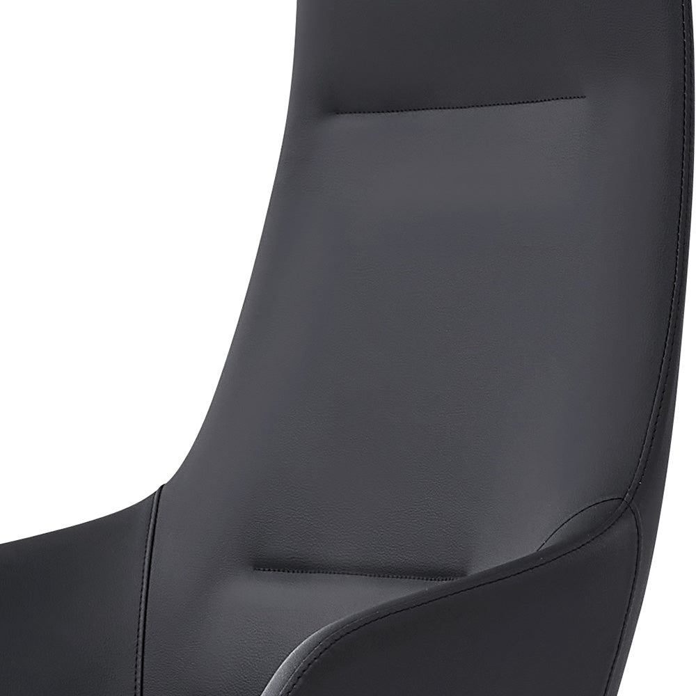 QUINN High Back Office Chair - Ergonomic Executive Desk Chair with Lumbar Support, Black - Perfect for Home Office, Gaming & Workspace Comfort