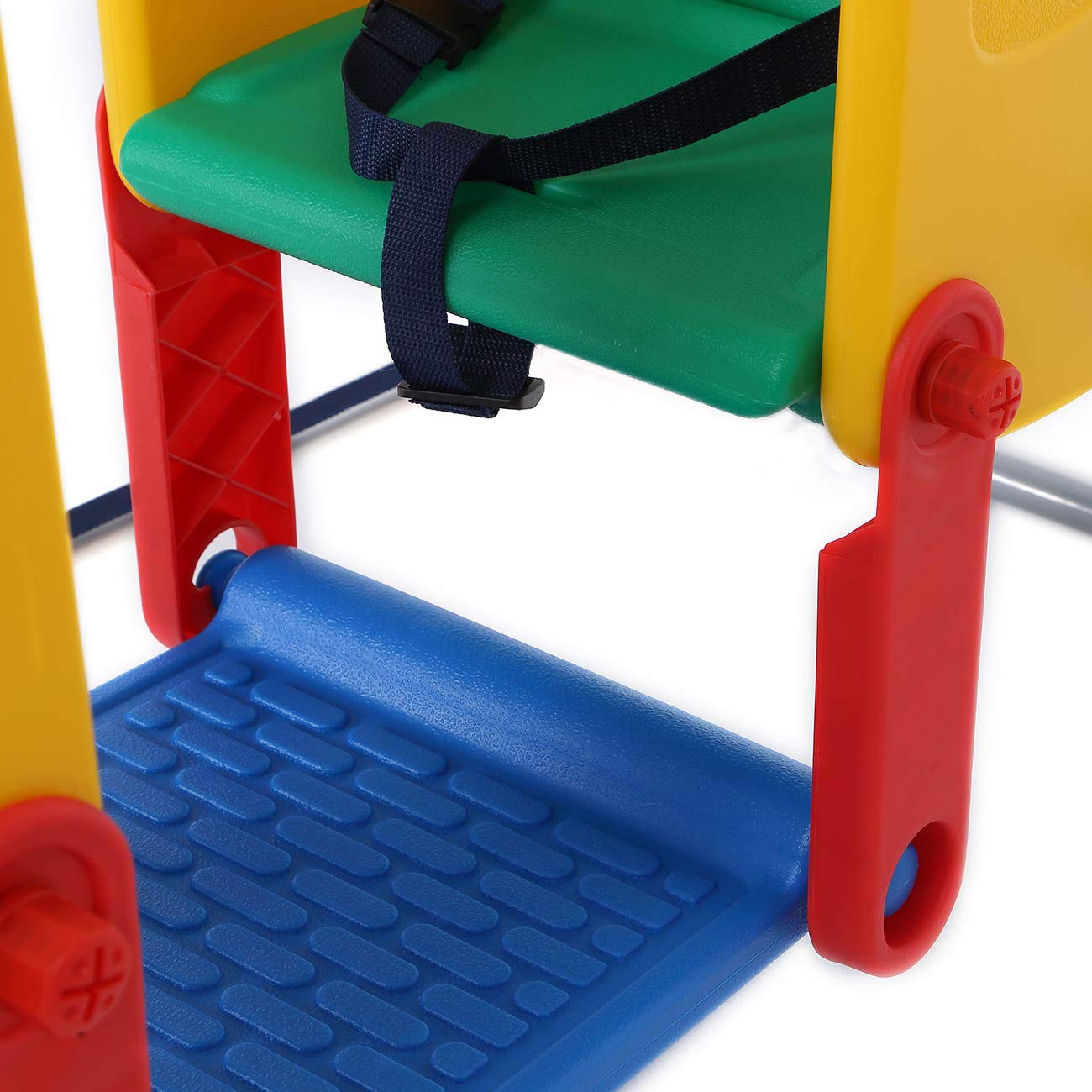 Vivo Baby Swing for Kids - Indoor & Outdoor Double Seat Rocking Playground Toy with Zoo Theme - Perfect for Backyard, Garden, and Park Playtime