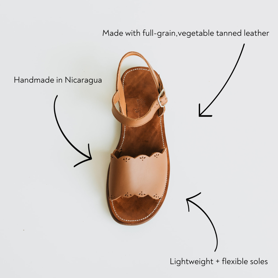 Bella Women's Genuine Leather Sandals - Comfortable & Stylish Summer Footwear for Walking, Travel & Beach Vacations