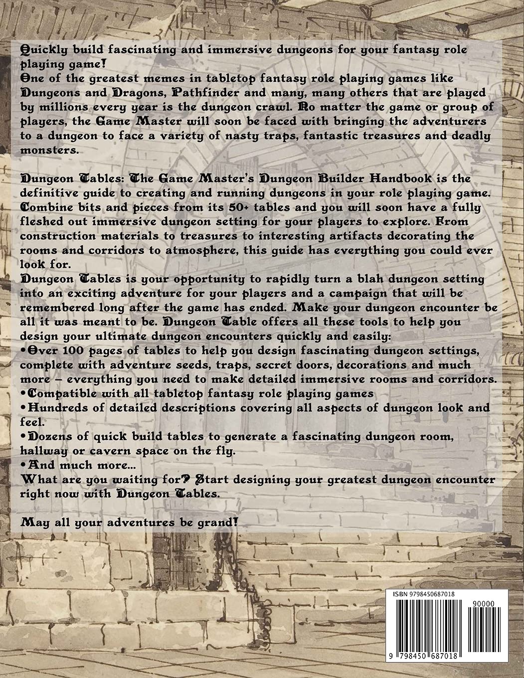 **Dungeon Tables: The Ultimate Game Master’s Dungeon Builder Handbook – RPG Campaign Guide for D&D 5E, Pathfinder & Tabletop Roleplaying Games**