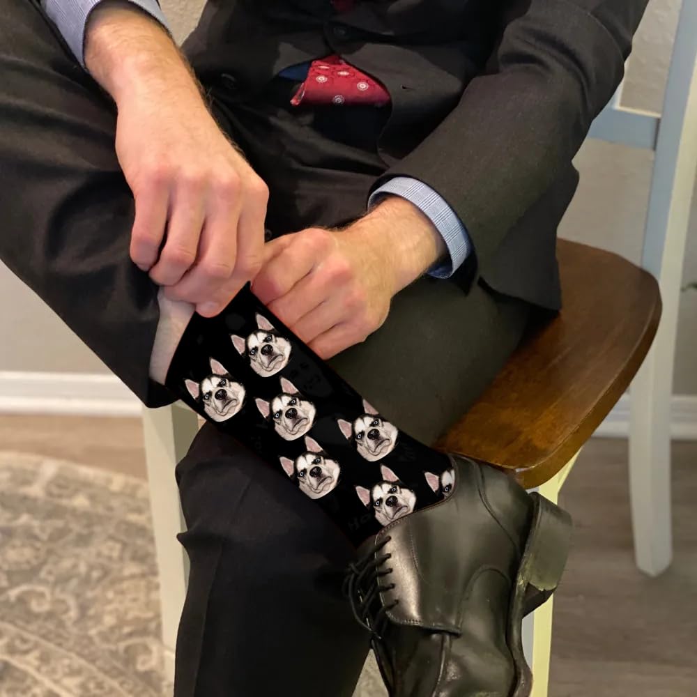 Custom Photo Socks - Personalized Face Socks with Your Picture | Unisex Funny Sock Gifts for Men & Women | Perfect for Birthdays, Anniversaries & Unique Gifts