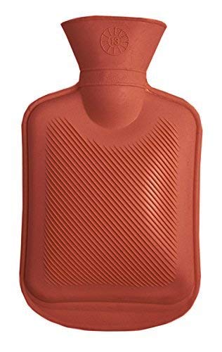Premium Thick Rubber Hot Water Bottle - Reusable Heat Therapy Bag for Pain Relief, Warm & Cold Compress - Small Size for Soothing Comfort at Home, Office, or Travel