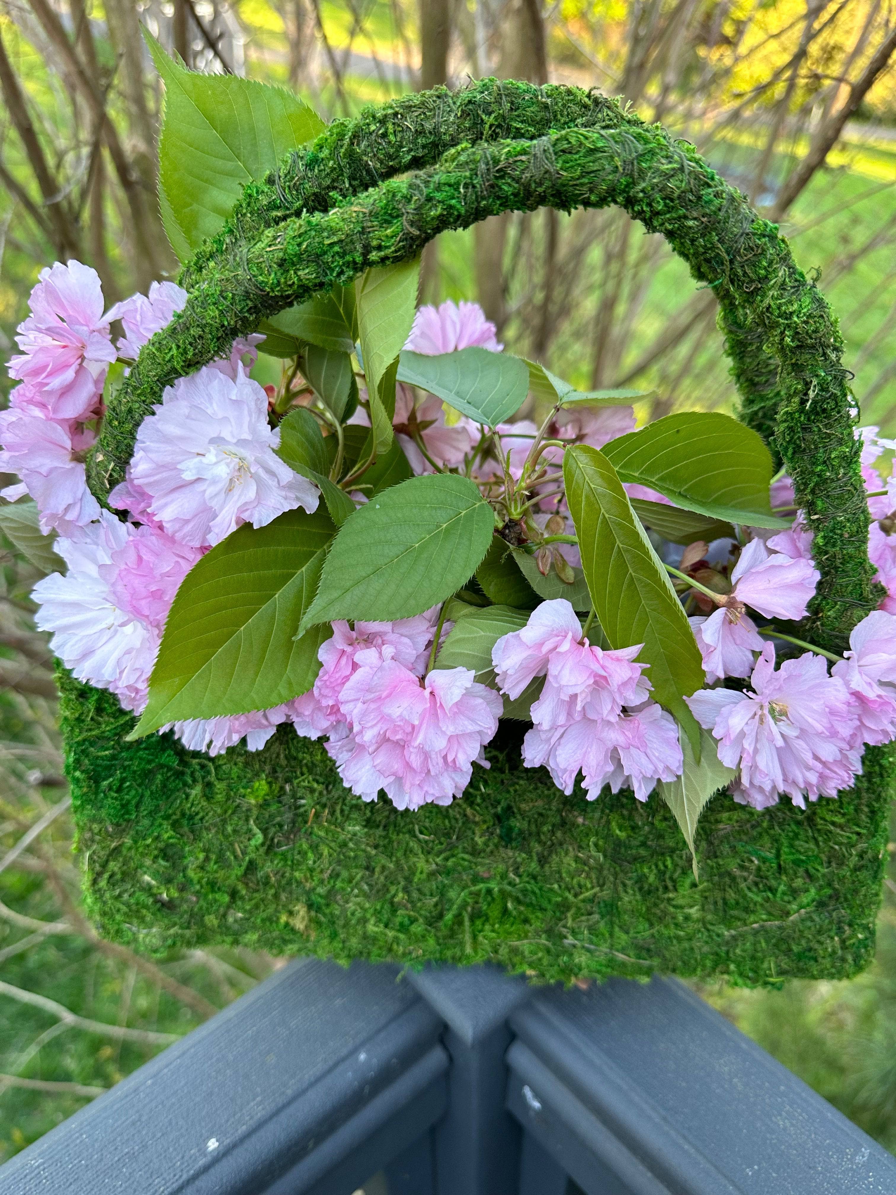 Beaumont Moss Planter Purse - Unique Hanging Planter for Succulents & Air Plants - Perfect for Home Decor, Office, and Garden Use