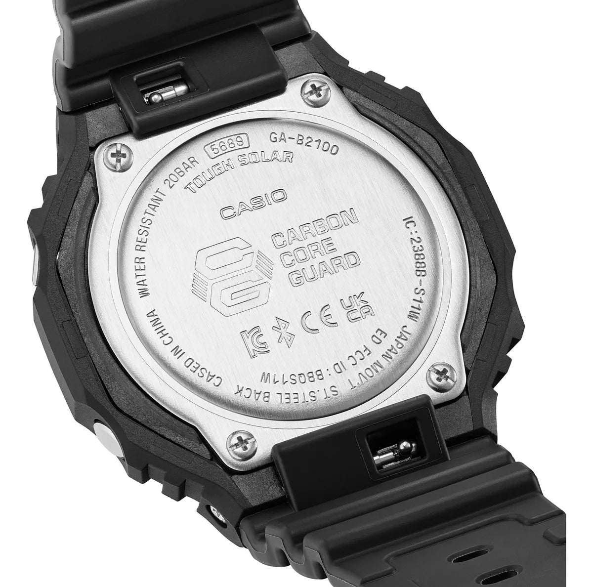 Casio G-Shock GAB2100CY-1A Digital Sport Watch for Men - Solar Powered, Bluetooth, Shock Resistant - Perfect for Outdoor, Running, Hiking & Daily Wear