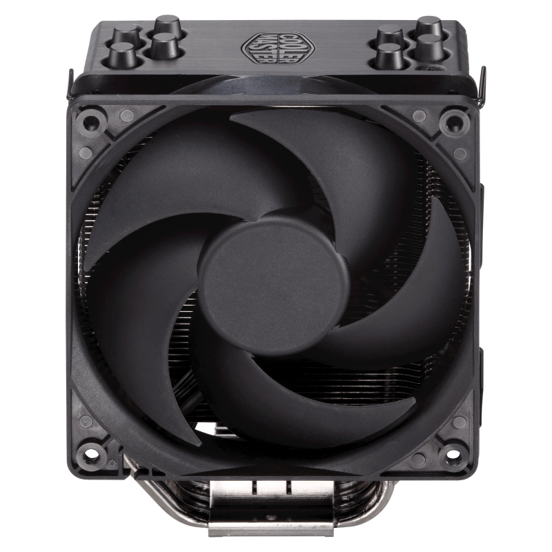 Cooler Master Hyper 212 Black Edition CPU Air Cooler - 120mm PWM Fan, 4 Heat Pipes, Intel/AMD Compatible - Perfect for Gaming PC & High Performance Builds