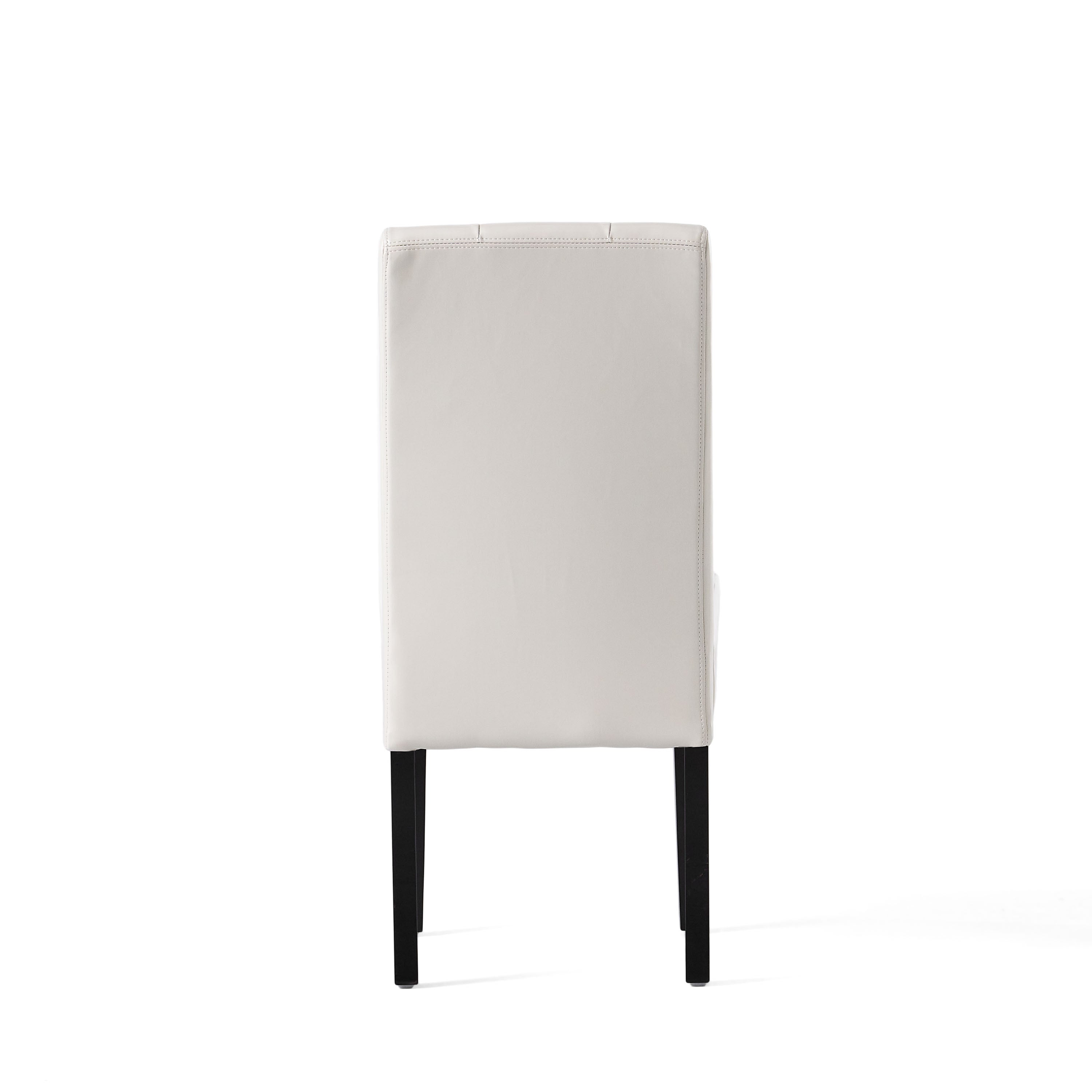 CARTER 5 Tufted KD Dining Chair - Modern Upholstered Kitchen & Dining Room Chair for Home, Restaurant, and Office Use