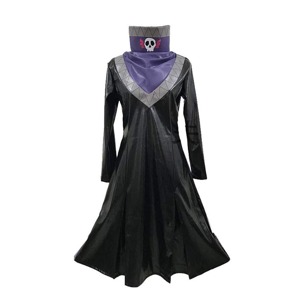 **WOSHOW Anime Phantom Brigade Feitan Cosplay Costume for Men - Black Gothic Coat | Perfect for Halloween, Cosplay Events & Anime Conventions**