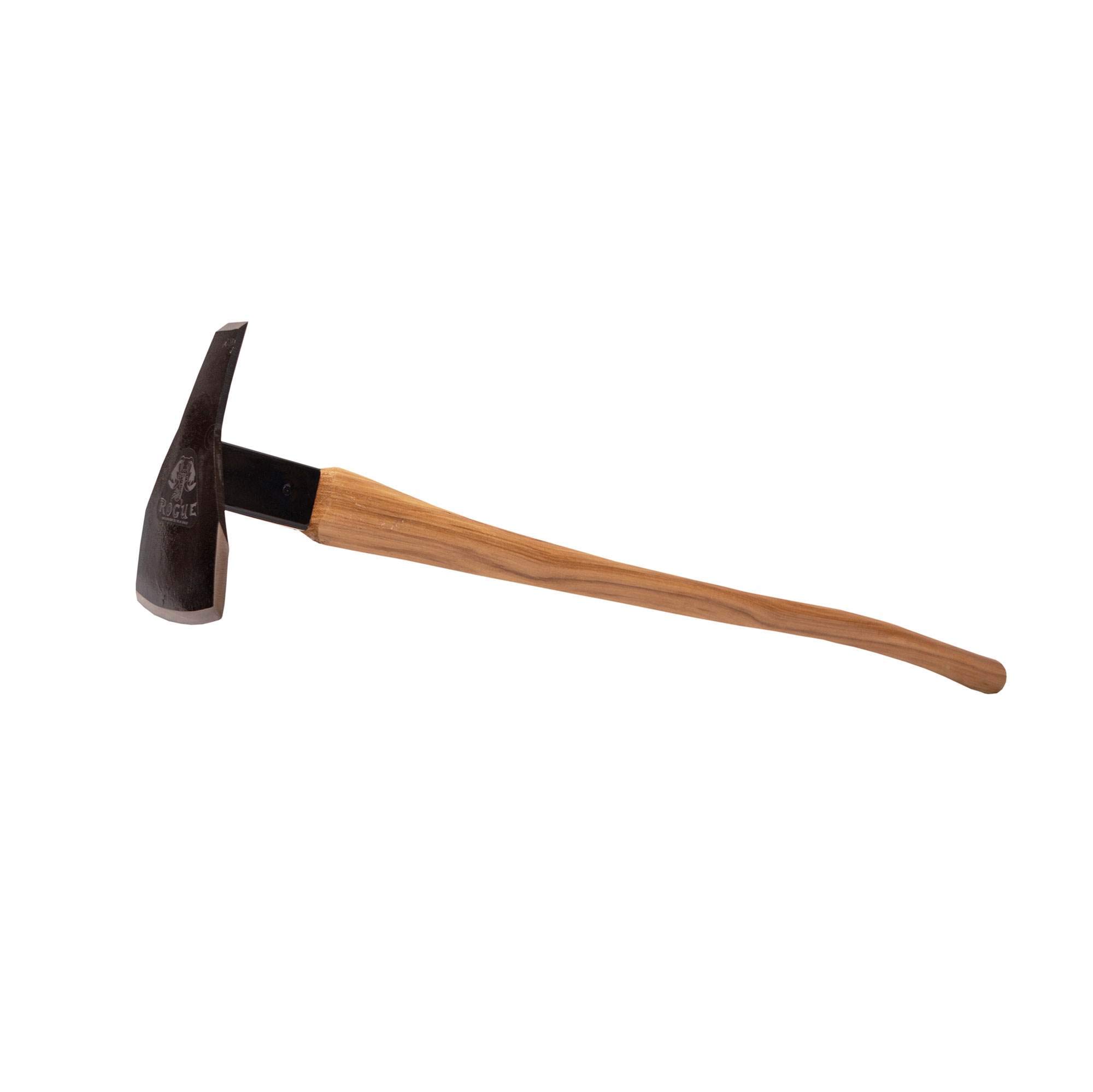 Rogue Hoe 6 Inch Steel Triangle A Blade Fire Trail Hoe with Hickory Wood Handle - Durable Gardening Tool for Trail Maintenance, Firebreak Creation & Landscaping