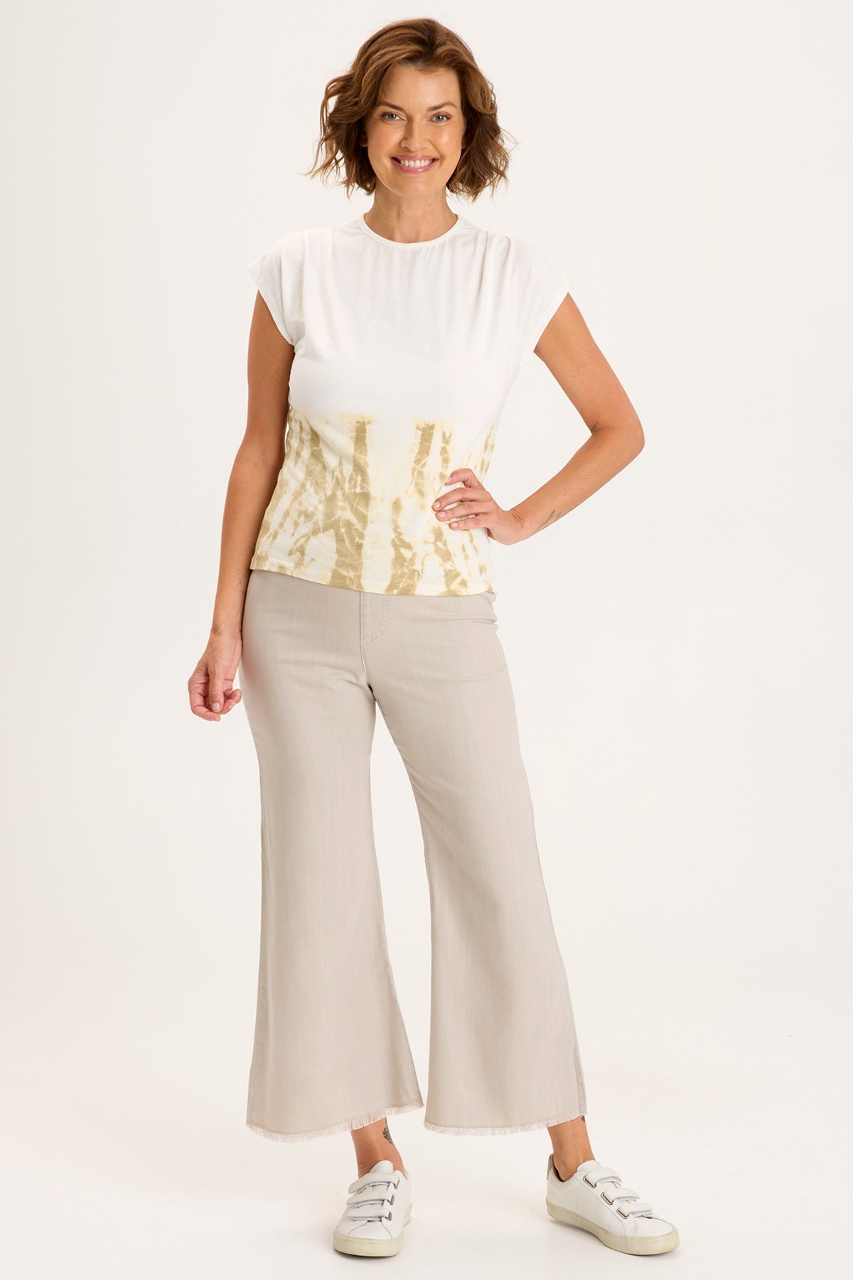Slub Arwen Top Headland Wash Flourish - Stylish Women's Casual Blouse for Everyday Wear, Perfect for Work, Dates & Outings