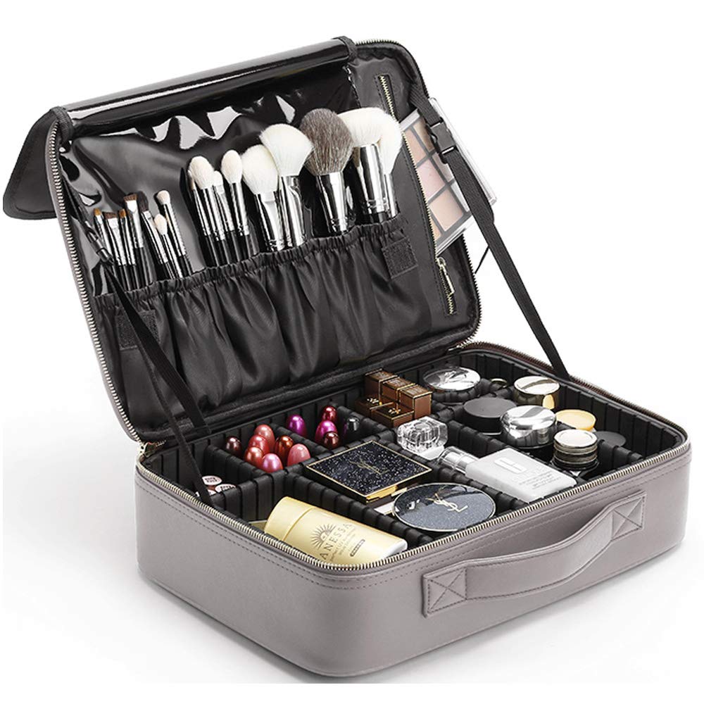 Stylish Portable Makeup Organizer Storage Box - Cosmetic Storage Bag & Travel Organizer for Home, Office, and Travel Essentials