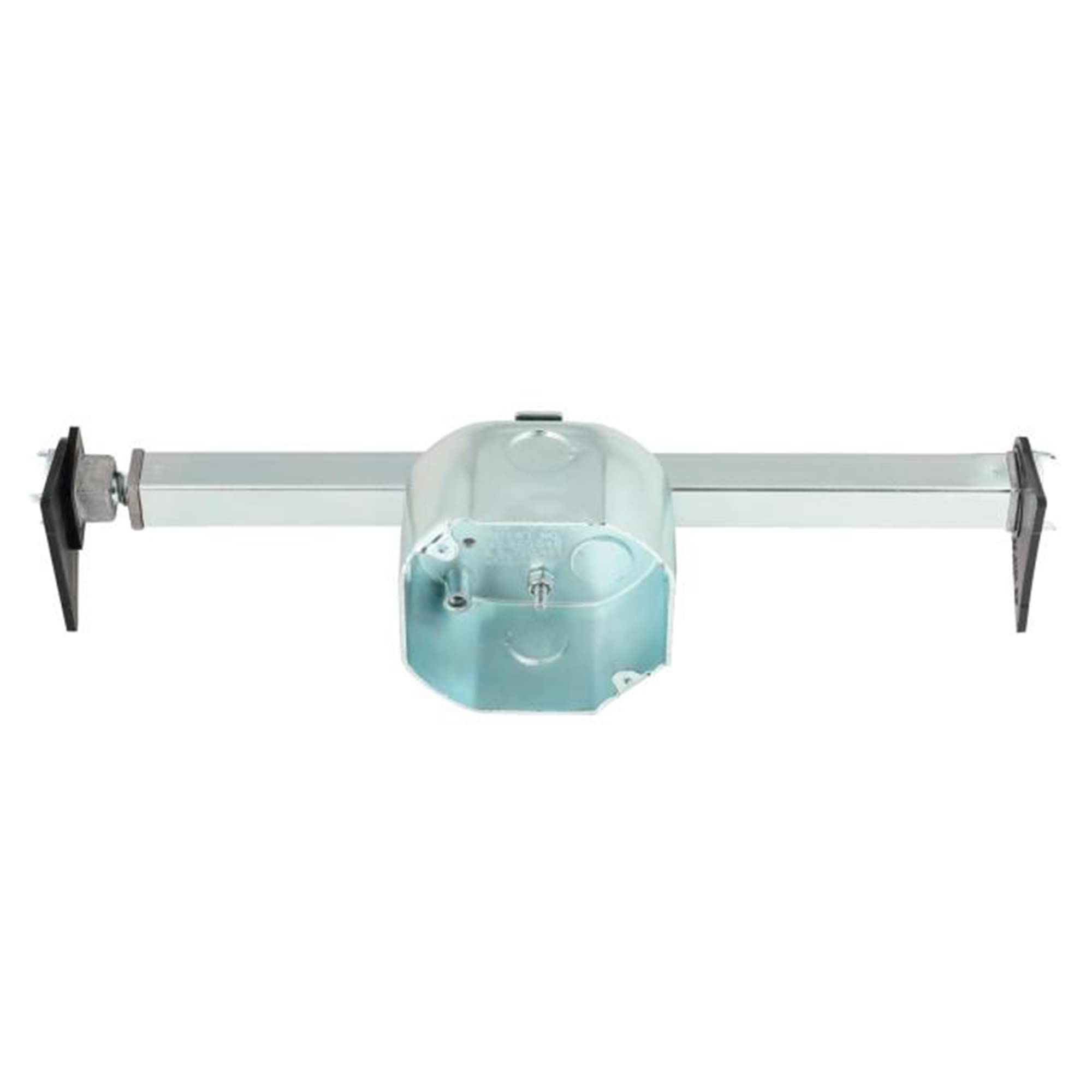 Ciata Ceiling Fan Mounting Bracket - Saf-T-Brace with Locking Teeth (3 Teeth) for High Wire Capacity - 2-1/8 Inch Twist & Lock Ceiling Fan Box Mount - Electrical Light Box - 3 Pack - Perfect for Home, Office & Commercial Ceiling Fan Installations