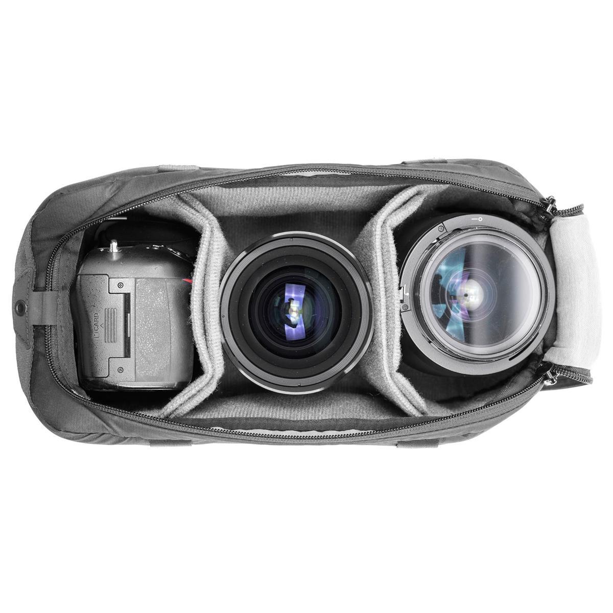 Peak Design Small Travel Camera Cube - Waterproof & Durable DSLR/Mirrorless Camera Case for Photographers - Perfect for Airplane Carry-On, Hiking & Adventure Travel