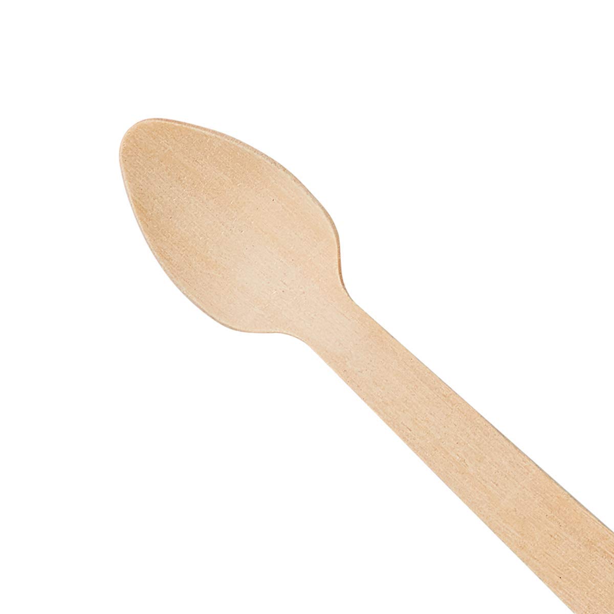 Eco-Friendly Compostable Wooden Tasting Spoons - Heavy Duty Disposable Cutlery (1000-Pack) - Perfect for Catering, Restaurants, Picnics & Zero Waste Events