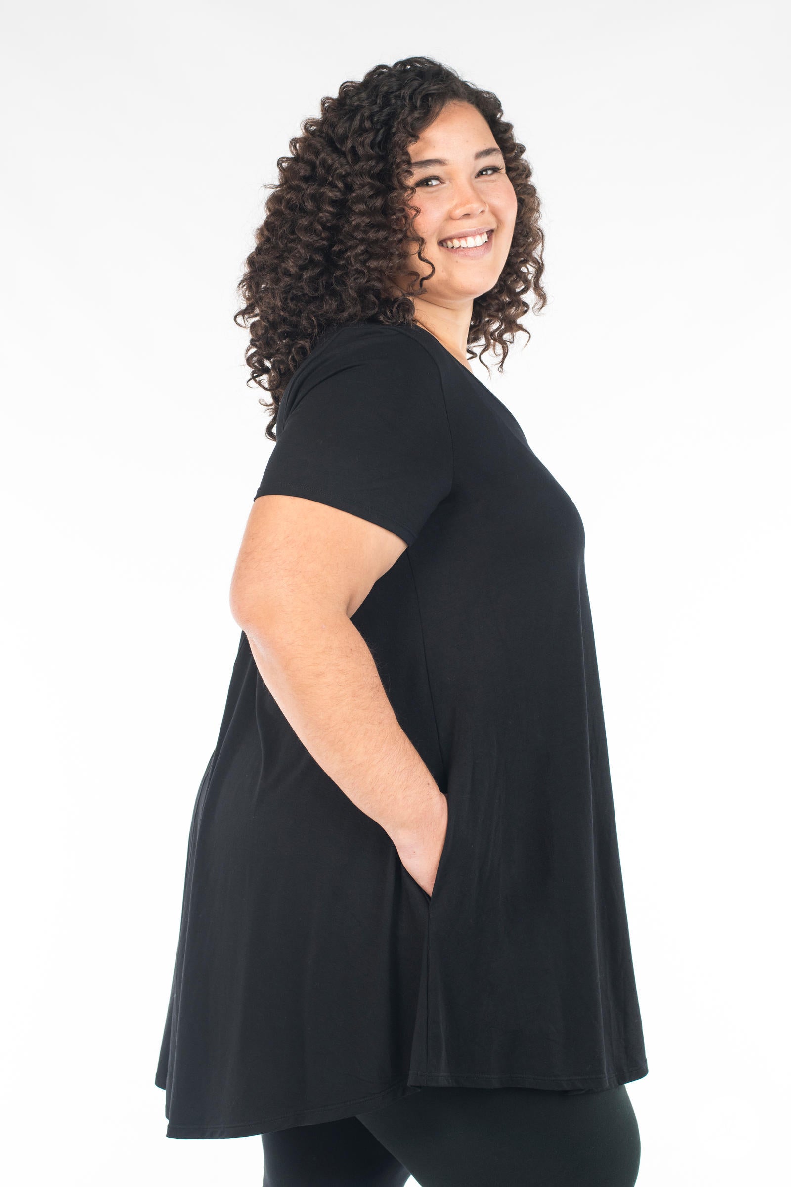 Classic Relaxed Fit Tunic Top for Women - Comfortable Casual Wear for Everyday, Work & Travel