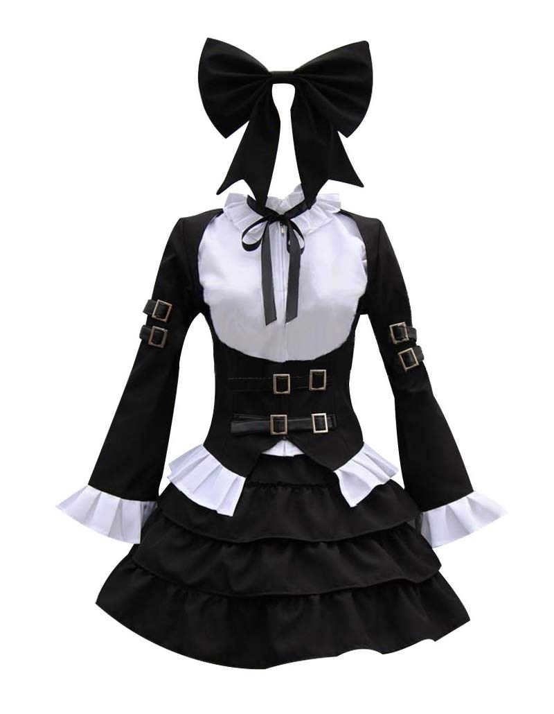 Erza Scarlet Cosplay Costume - Black Maid Uniform Outfit for Anime Fairytail Fans | Perfect for Halloween, Comic Con & Cosplay Events