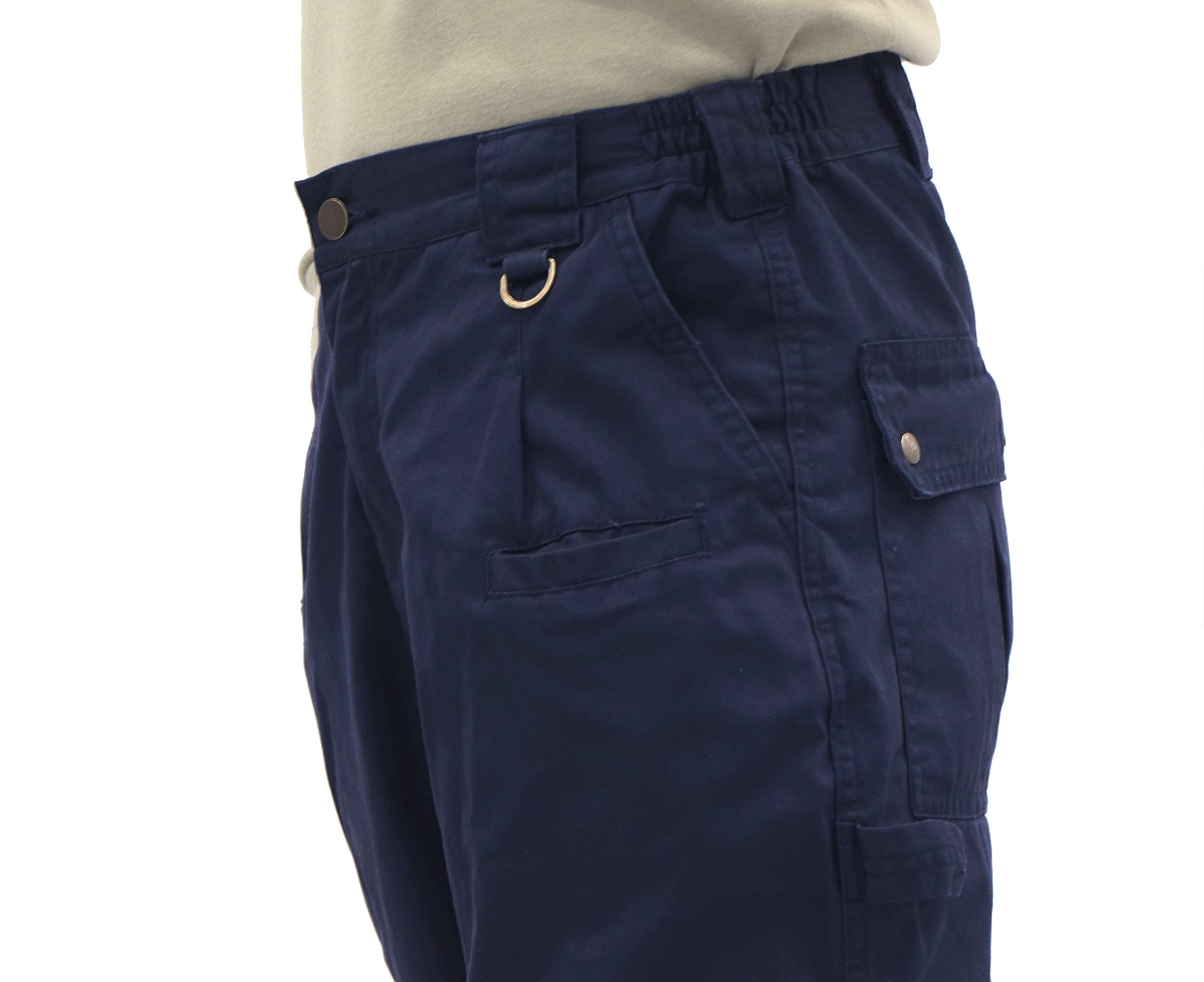 BOCOMAL Men's Flame Resistant Cargo Pants - 100% Cotton 7.5oz Fireproof Work Pants for Utility & Safety (2112&CAT2) - Ideal for Construction, Welding, Oil Rig & Industrial Work