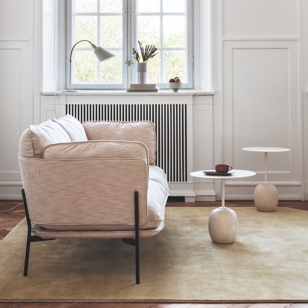 Cloud LN2 2-Seater Sofa - Modern Comfort for Living Room, Lounge & Small Spaces - Soft Fabric Upholstery & Sturdy Frame - Perfect for Apartments, Dorms & Cozy Homes