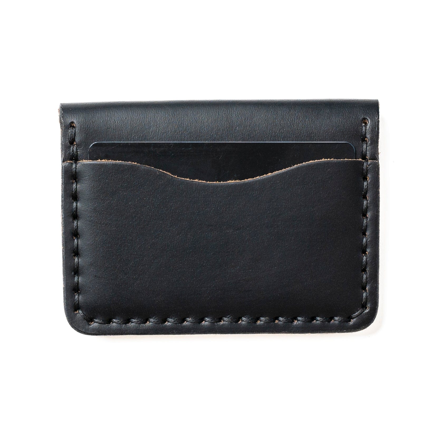 Genuine Leather 5 Card Holder Wallet - Slim RFID Blocking Minimalist Wallet for Men & Women - Perfect for Everyday Use, Travel, and Business