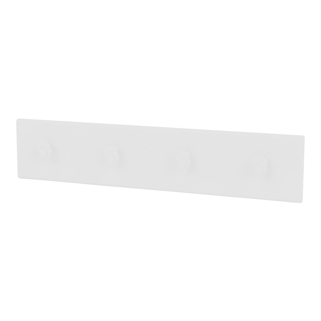 K812 Wall Mounted Coat Rack with 4 Hooks - Space Saving Entryway Organizer for Hats, Jackets & Bags