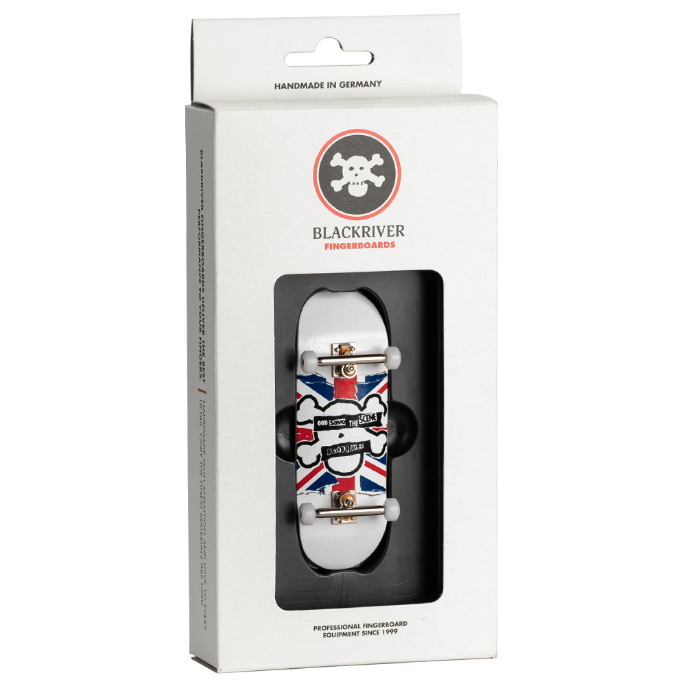 Blackriver Fingerboard Complete - Professional Finger Skateboard for Tricks & Stunts | Perfect for Skateboard Enthusiasts & Collectors | Indoor & Outdoor Practice