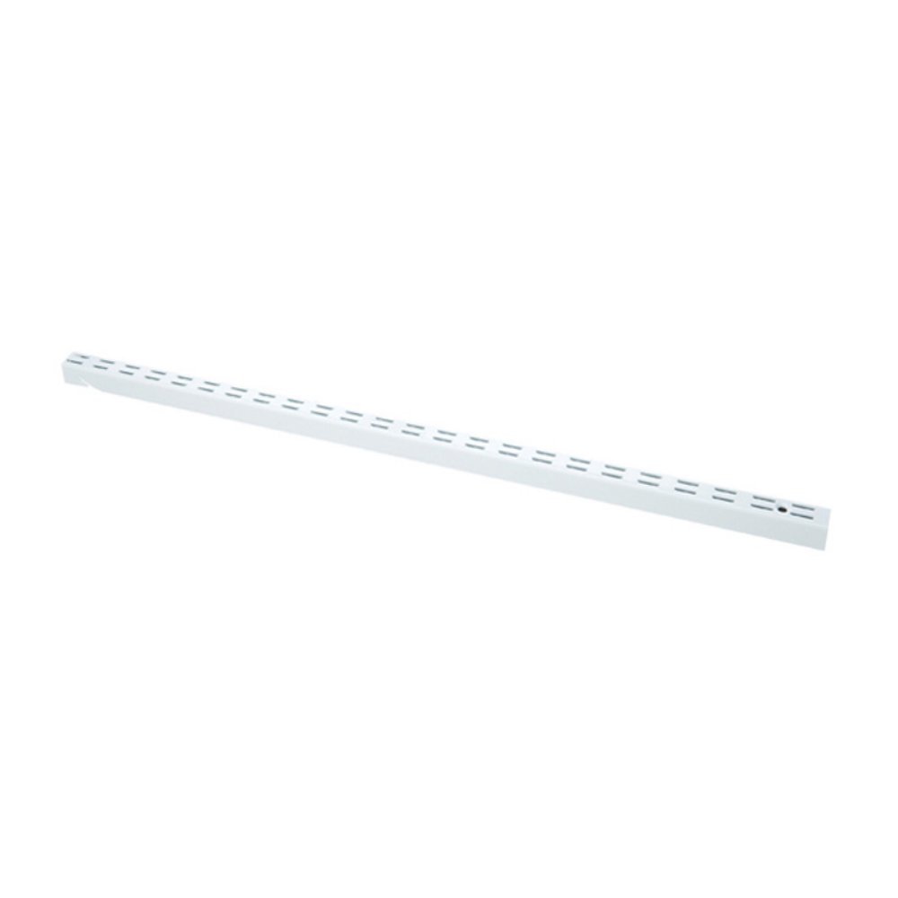 FreedomRail Upright Closet Organizer System - 30 Inch White Closet Rod Support for Walk-in Closets, Bedroom Storage & Custom Wardrobe Organization