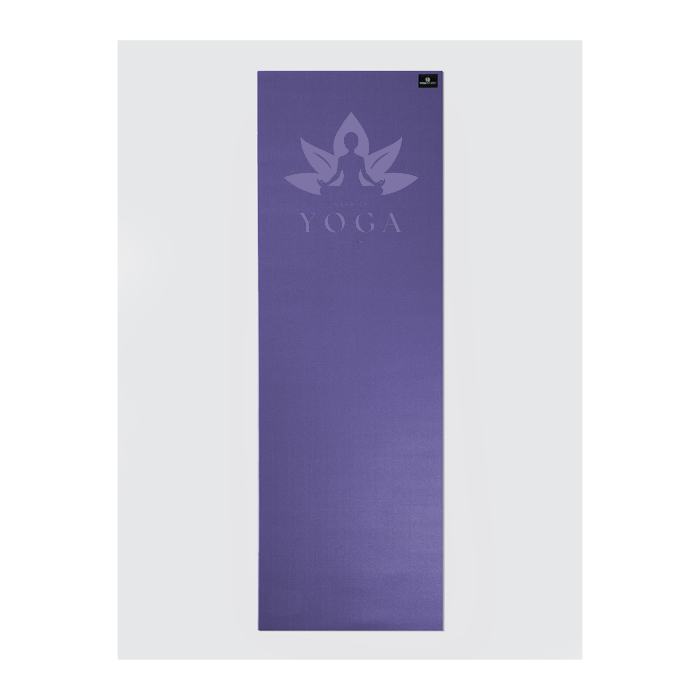 Custom Personalized Yoga Mat 6mm Thick - Non-Slip Purple Yoga Mat with Your Own Design - Perfect for Home Workouts, Studio Classes & Meditation Practice
