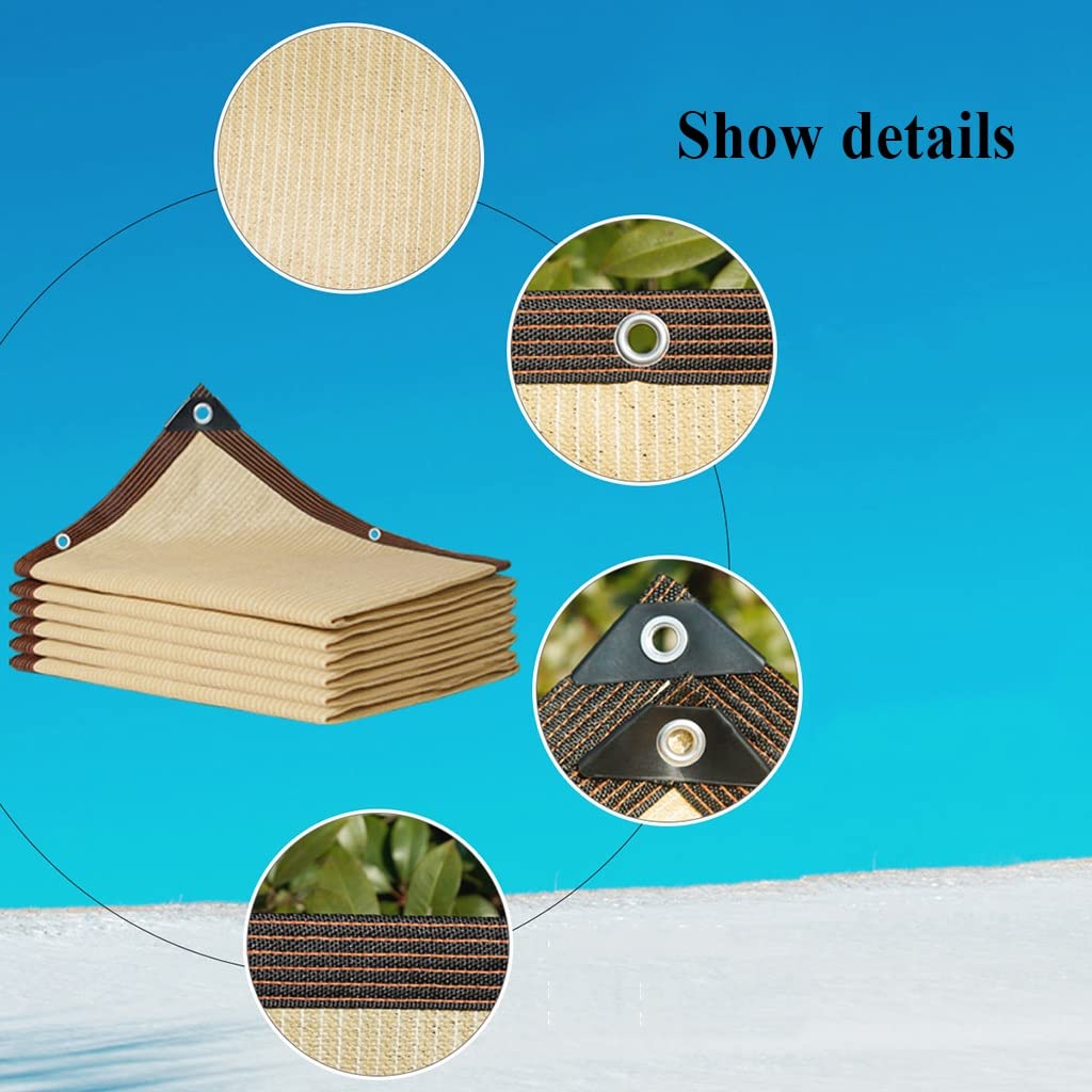 Premium 90% UV Block Shade Cloth - 3m x 4m Sun Protection Netting for Greenhouse, Garden, Balcony & Outdoor Spaces - Durable Sunscreen Fabric for Plants, Patio, Courtyard & Pool Area Cover