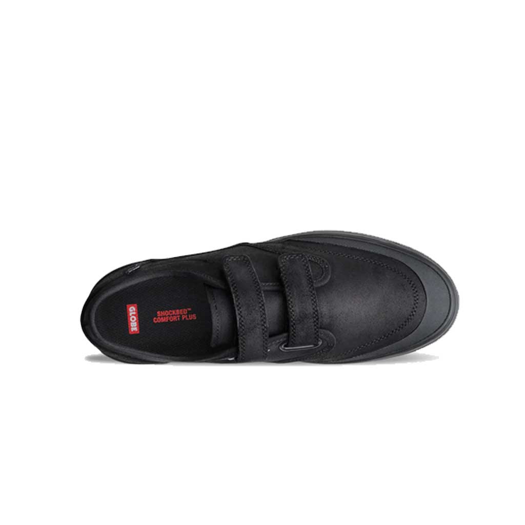 Globe Motley II Skateboard Strap - Oiled Black/Black - Perfect for Skateboarding, Longboarding & Board Sports Accessories