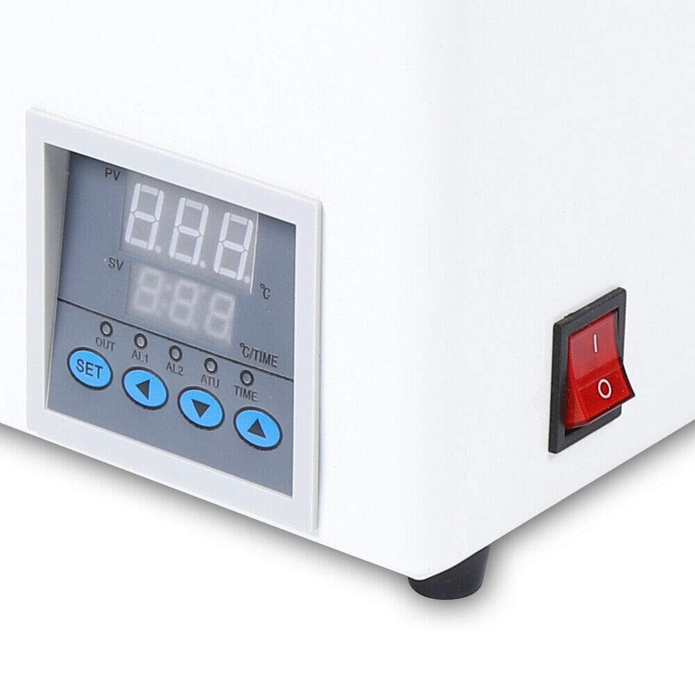 3L Digital Thermostatic Water Bath - 300W 110V Laboratory Water Bath Heater with Precise Temperature Control up to 100°C (4x3L) - Ideal for Scientific Experiments, Medical Labs & Chemical Research