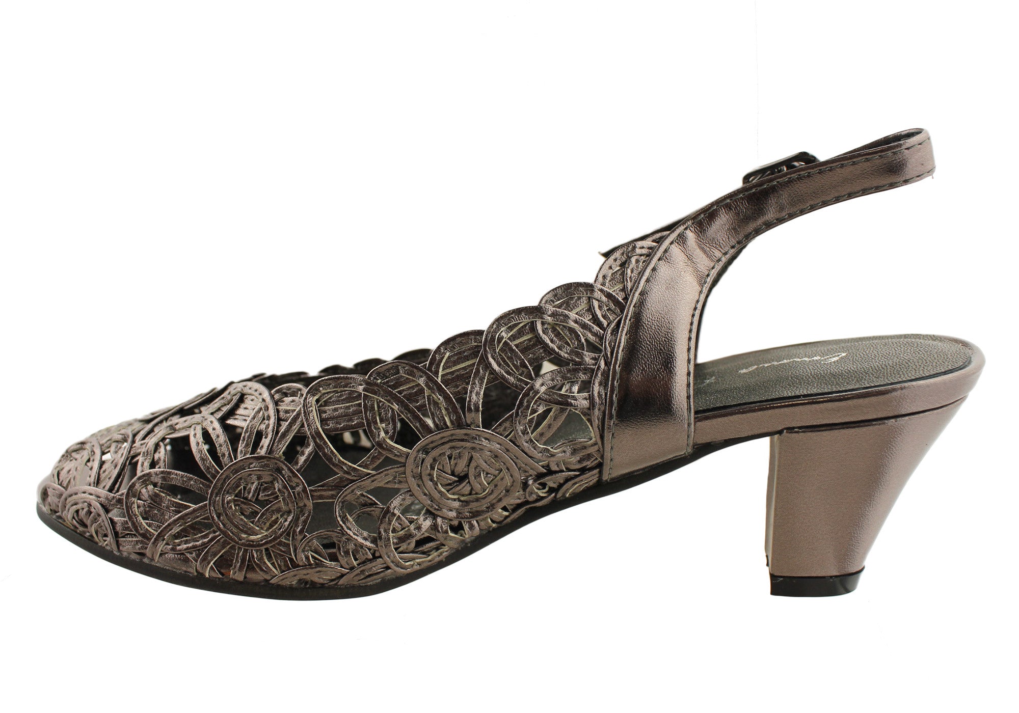 Emma Kate Women's Comfortable Mid Heel Dress Sandals - Perfect for Weddings, Parties & Formal Occasions