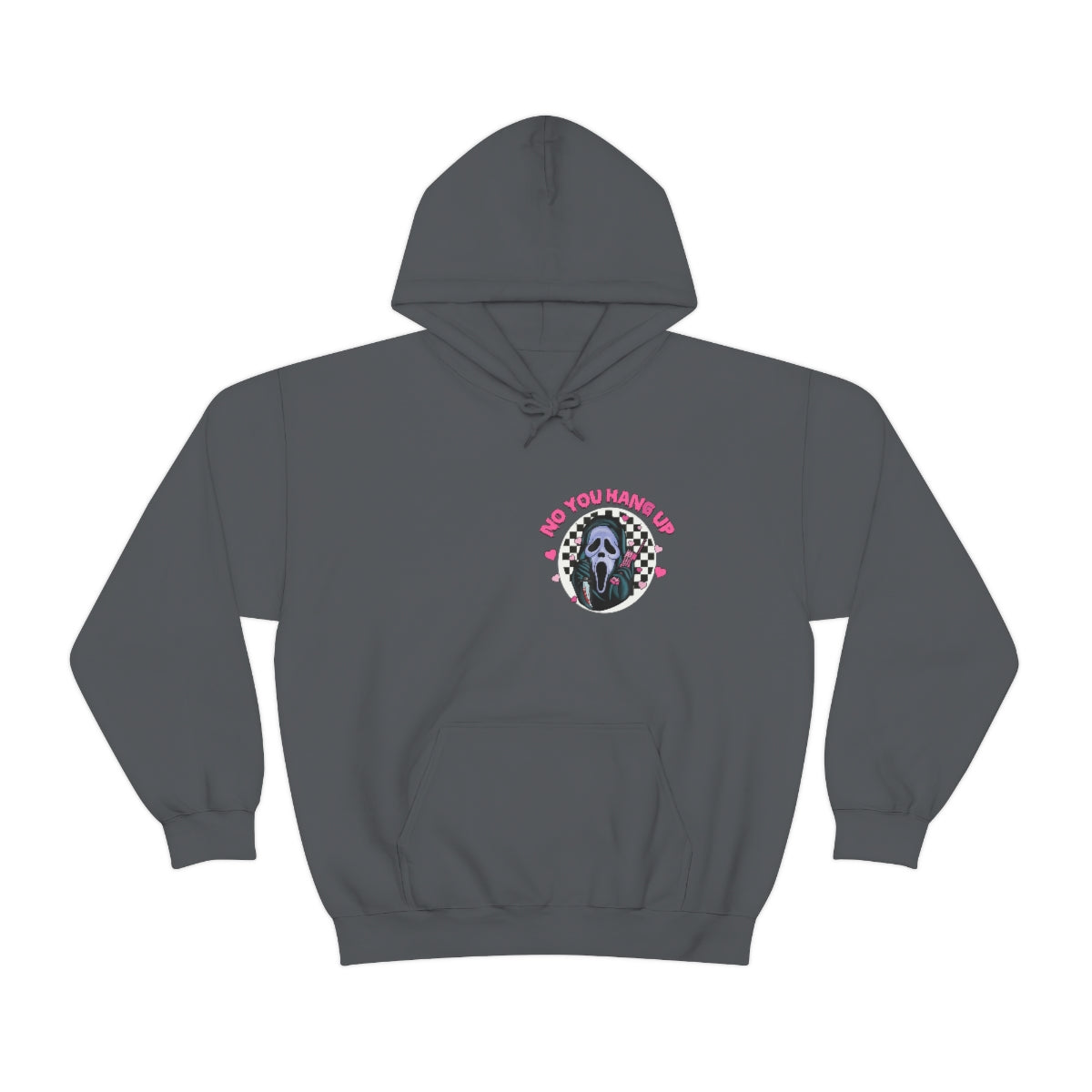 Ghostface Scream Halloween Hoodie - Horror Movie Costume & Scary Cosplay Outfit for Halloween Parties & Horror Conventions