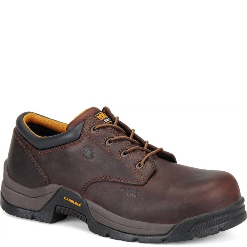 **Men's Carolina Braze Composite Toe Work Shoes - Light Duty, Cushioned Insole, Static-Dissipative, Oil & Slip-Resistant, Non-Metallic Safety Footwear for Construction, Warehouse & Outdoor Work**