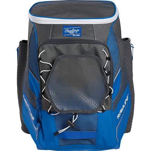 Rawlings IMPULSE Backpack Equipment Bag for Baseball & Softball - Durable Sports Gear with Multiple Style Options | Perfect for Games, Practice & Travel