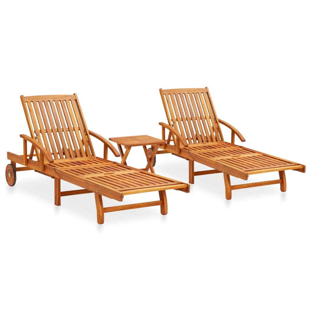 Comfortable Reclining Lounge Chair - Single Theater Seating Sofa with Padded Seat, Solid Acacia Wood Frame & Side Table - Perfect for Living Room, Home Theater, Reading Nook & Outdoor Patio Relaxation