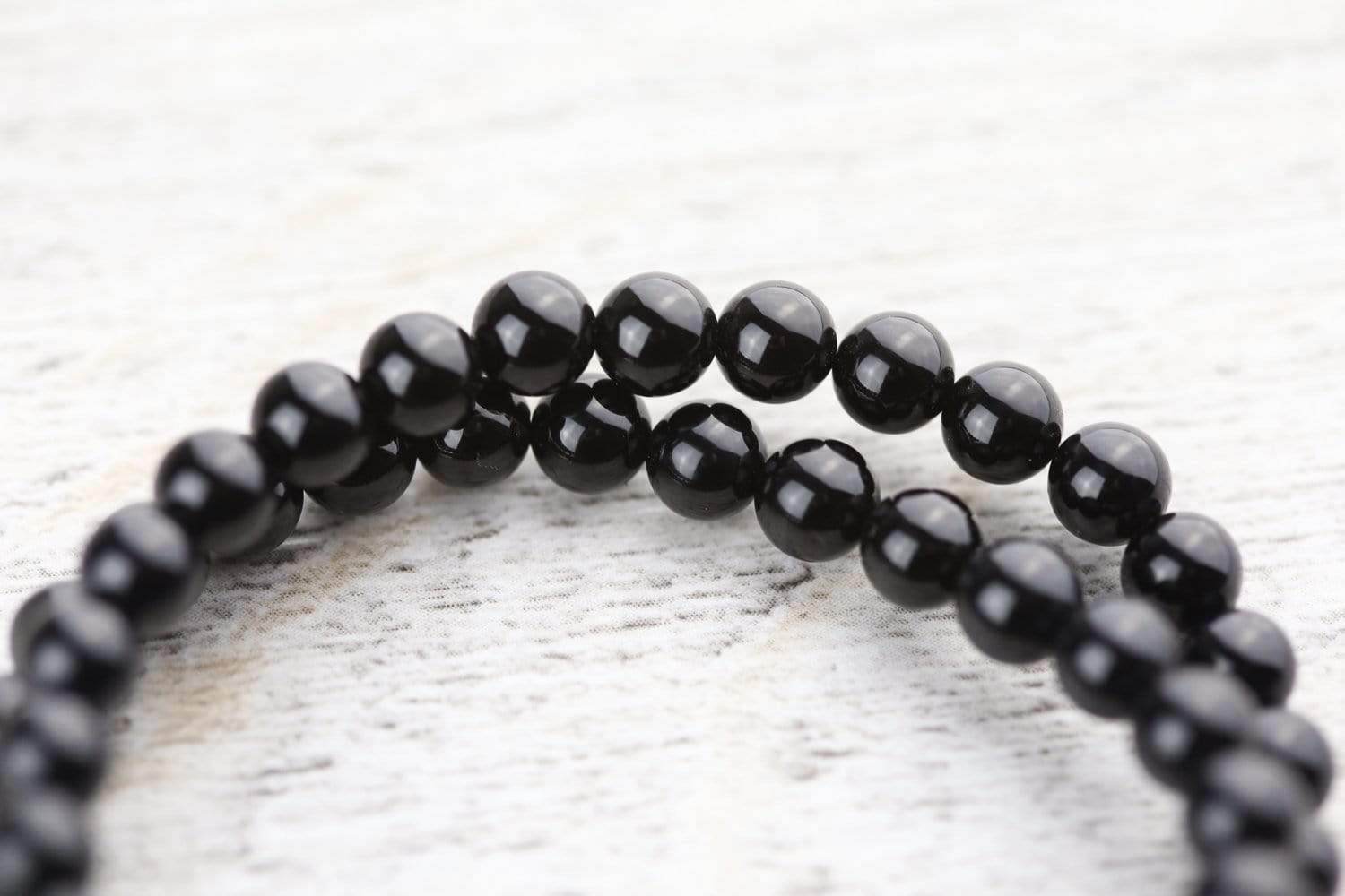 Natural Black Onyx and Wood Double Wrap Bracelet for Men & Women - Grounding Energy, Stress Relief, Spiritual Healing - Perfect for Meditation, Yoga, and Daily Wear