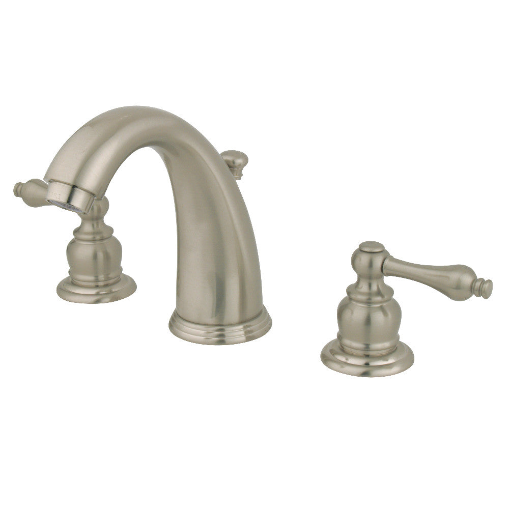 Kingston Brass GKB988AL Widespread Bathroom Faucet - 8 Inch Centerset, Oil Rubbed Bronze Finish, High Arc Spout - Perfect for Modern Bathroom Vanities and Powder Rooms