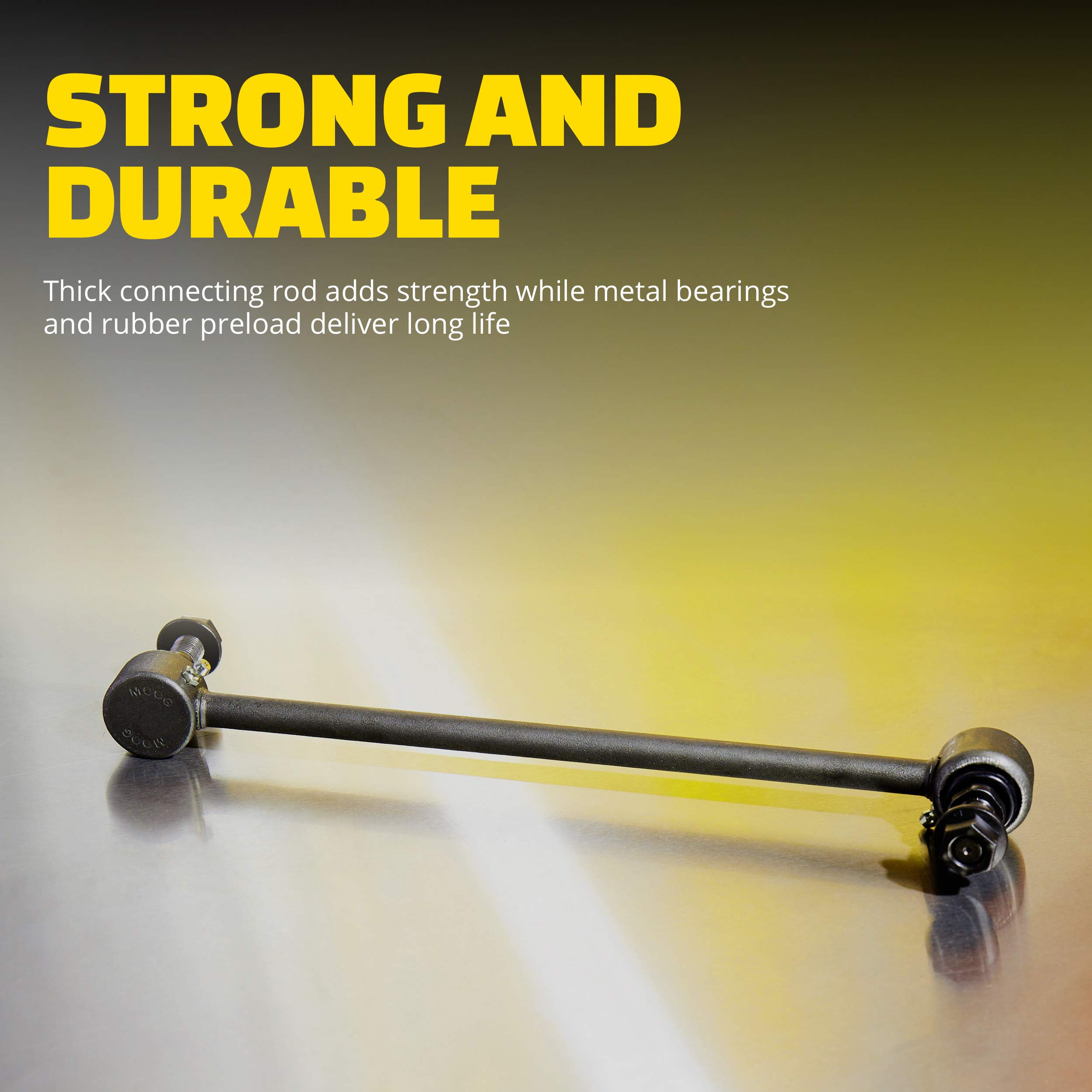 MOOG K750385 Suspension Stabilizer Bar Link Kit - Compatible with Jeep Patriot 2007-2017 - Front & Rear Stabilizer Links - Improves Ride Comfort & Handling - Perfect for Off-Roading & Daily Commuting