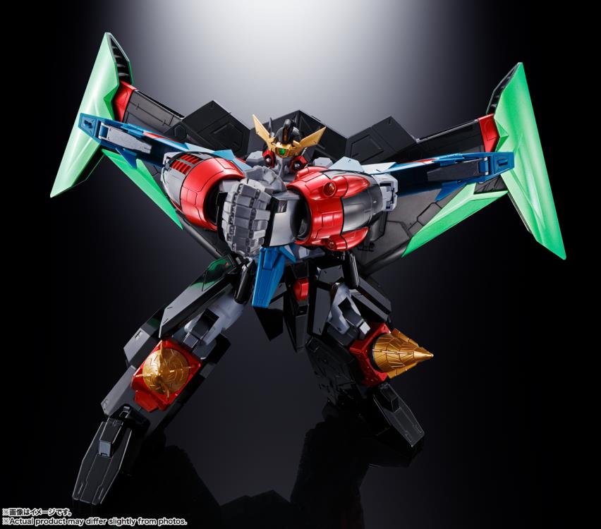 Bandai Soul of Chogokin GX-104 GaoFighGar Action Figure - The King of Braves GaoGaiGar Collectible Robot Toy for Display & Play | Perfect for Anime Fans & Model Collectors